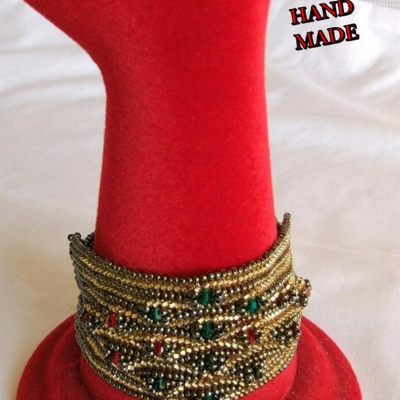 Indian Style Straw Bracelet Hand Made. - Picture 4 of 4